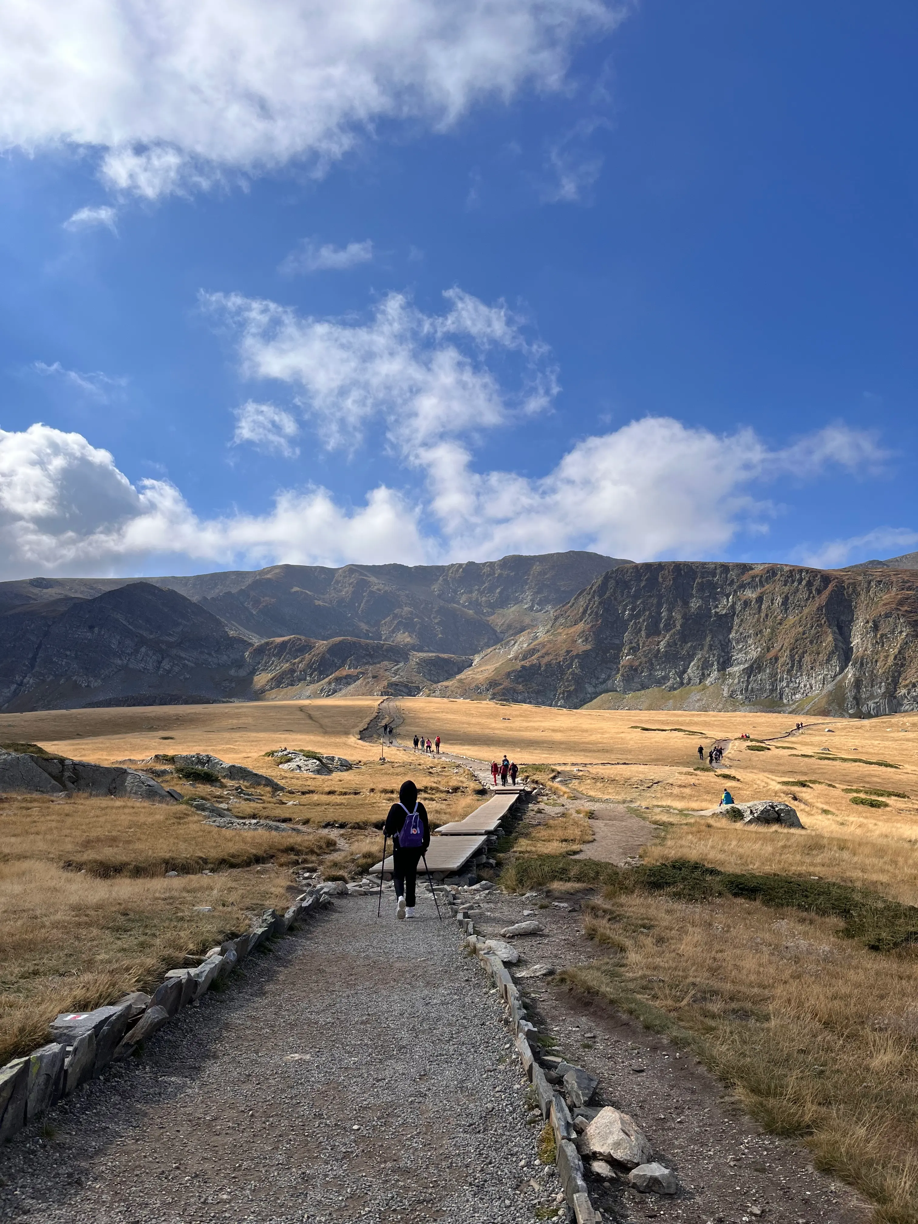 Путь до первого озера после канатки