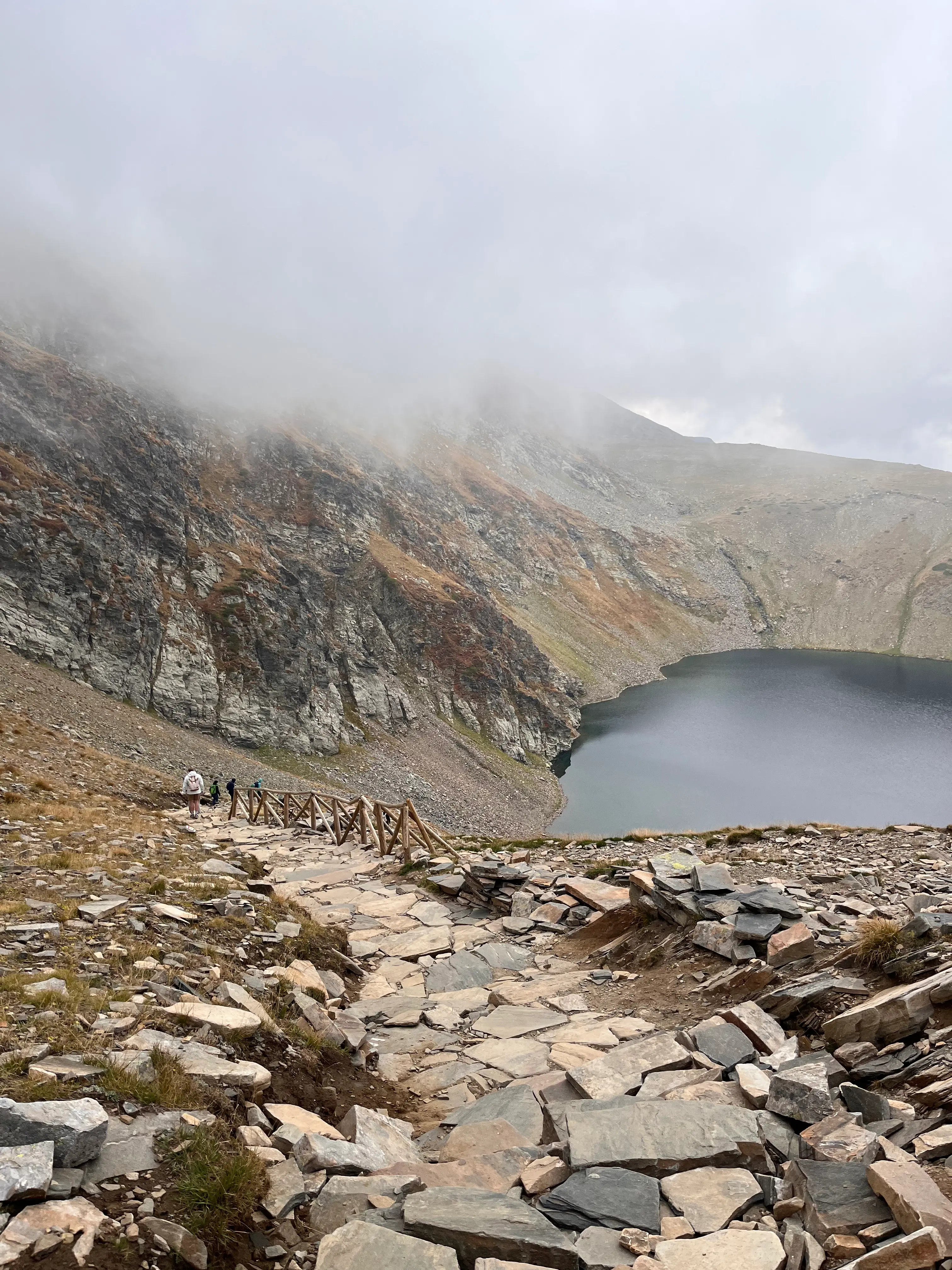 Спуск по тропе